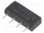 Relay: reed switch; SPST-NO; Ucoil: 5VDC; 500mA; max.200VDC; 10W COMUS