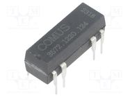 Relay: reed switch; DPST-NO; Ucoil: 12VDC; 500mA; max.150VDC; 10W COMUS