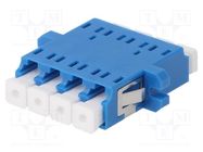 Connector: fiber optic; socket,coupler; single mode  (SM),quad FIBRAIN