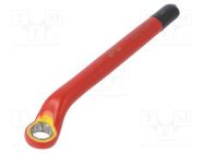 Wrench; insulated,single sided,box; 13mm; 1kV; tool steel 