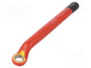 Wrench; insulated,single sided,box; 14mm; 1kV; tool steel 