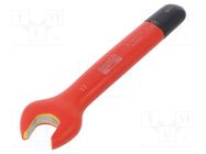 Wrench; insulated,spanner; 17mm; 1kV; tool steel; L: 162mm 