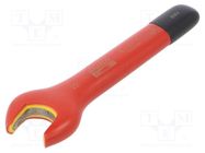 Wrench; insulated,spanner; 22mm; 1kV; tool steel; L: 193mm 