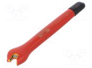 Wrench; insulated,spanner; 6mm; 1kV; tool steel; L: 92mm 