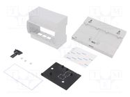 Enclosure: for computer; ODROID C1+; ABS,polycarbonate; grey ITALTRONIC