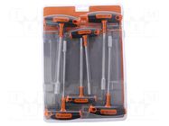 Kit: screwdrivers; 6-angles socket; Kind of handle: T; 6pcs. BAHCO