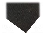 Mat: bench; ESD; black; L: 2.4m; Width: 1.1m; Thick: 1.5mm; 130°C ANTISTAT