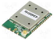 Module: RF; 430÷435Hz; 1.8÷3.6VDC; 14dBm; SMD; 22x15mm; 23.5/5.5mA RADIOCONTROLLI