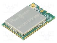 Module: RF; 868MHz; GPIO,SPI; -124dBm; 2.7÷3.8VDC; 14dBm; SMD; SMA RADIOCONTROLLI