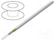 Wire: fiber-optic; VC-D40; Øcable: 4mm; Kind of fiber: SMF G657A1 FIBRAIN