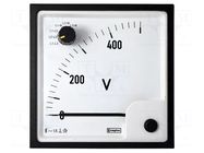 Voltmeter; on panel; VAC: 0÷300V; Class: 1.5; True RMS; Uin: 300V CROMPTON / TE CONNECTIVITY