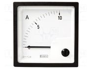 Ammeter; on panel; I DC: 0÷50A; Class: 1.5; 48x48mm CROMPTON - TE CONNECTIVITY