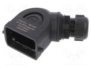 Enclosure: for HDC connectors; Han-Eco® B; size 6B; for cable HARTING