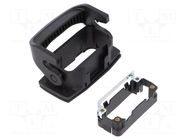 Enclosure for connectors: HDC; size 10A; for panel mounting HARTING