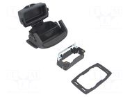 Enclosure for connectors: HDC; size 10A; for panel mounting HARTING