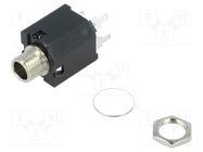 Connector: Jack 6,3mm; socket; female; stereo; ways: 3; straight CLIFF