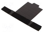 Container: box; with foam lining; ESD; black; cardboards ANTISTAT