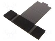 Container: box; with foam lining; ESD; black; cardboards ANTISTAT