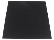 Conductive foam; ESD; L: 305mm; W: 305mm; Thk: 6mm; polyurethane ANTISTAT