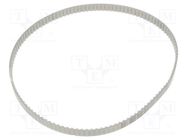 Timing belt; AT5; W: 10mm; H: 2.7mm; Lw: 600mm; Tooth height: 1.2mm OPTIBELT