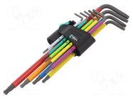 Wrench: Torx®-set; TX8,TX9,TX10,TX15,TX20,TX25,TX27,TX30,TX40 WERA