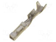 Contact; female; brass; tinned; 28AWG÷22AWG; crimped; for cable ADAM TECH