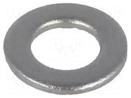 Washer; round; M3; D=6mm; h=0.5mm; brass; Plating: nickel; BN 566 BOSSARD