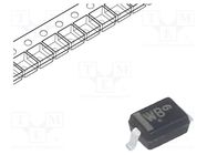 Diode: Zener; 0.3W; 10V; SMD; reel,tape; SOD323; single diode ONSEMI