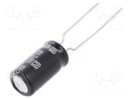 Capacitor: electrolytic; low ESR; THT; 1000uF; 10VDC; Ø8x15mm; ±20% PANASONIC