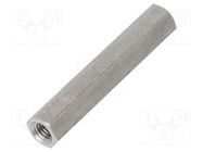 Screwed spacer sleeve; 45mm; Int.thread: M5; hexagonal DREMEC