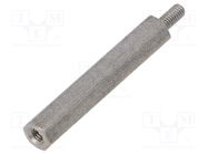 Screwed spacer sleeve; 30mm; Int.thread: M2,5; Ext.thread: M2,5 DREMEC