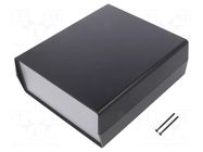 Enclosure: with panel; PCB is fastened in guides; EURO 93; ABS TEKO