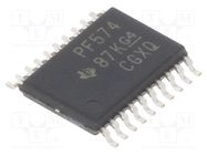 IC: interface; I/O expander; 2.5÷6VDC; I2C; SMD; TSSOP20; Ch: 8; tube TEXAS INSTRUMENTS