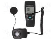 Light meter; 200/2000/20000/200000lx; 3%; lux,foot-candle TENMARS