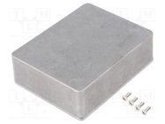 Enclosure: multipurpose; X: 94mm; Y: 119mm; Z: 37mm; 1590; aluminium HAMMOND