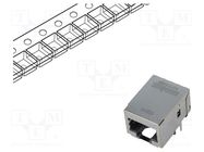 RJ45; socket; MXMag; PIN: 8; shielded,with isolation transformer MOLEX