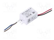 Power supply: switching; LED; 4W; 3÷12VDC; 350mA; 90÷264VAC; IP65 RECOM