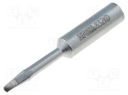 Tip; chisel,elongated; 2.2mm; for soldering station ERSA