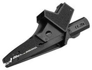 ALLIGATOR CLIP-4MM BANANA JACK, 20A, BLK