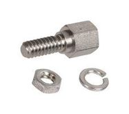 D SUB JACK SCREW, 7.4MM, 4-40 UNC-2A