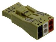 CONNECTOR, SOCKET, 3 POSITION, 1ROW