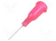 Needle: steel; 0.5"; Size: 25; straight; 0.25mm; Mounting: Luer Lock FISNAR