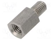 Screwed spacer sleeve; 10mm; Int.thread: M5; Ext.thread: M5 DREMEC