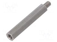 Screwed spacer sleeve; 45mm; Int.thread: M5; Ext.thread: M5 DREMEC