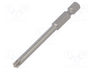 Screwdriver bit; PlusMinus cross PZ-type; SL/PZ1; PROFESSIONAL WIHA