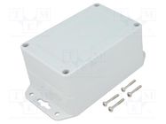 Enclosure: multipurpose; X: 80mm; Y: 120mm; Z: 60mm; ZP; ABS; gasket KRADEX