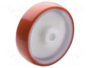 Transport wheel; Ø: 80mm; W: 30mm; Dyn.load: 1.2kN; Rol.load: 1.2kN ELESA+GANTER