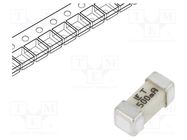 Fuse: fuse; time-lag; 500mA; 125VAC; 125V; 125VDC; SMD; ceramic; 454 LITTELFUSE