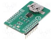 Click board; prototype board; Comp: DS3231MZ+; RTC; 3.3VDC,5VDC MIKROE