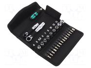 Wrench-set; socket spanner; 26pcs. WERA